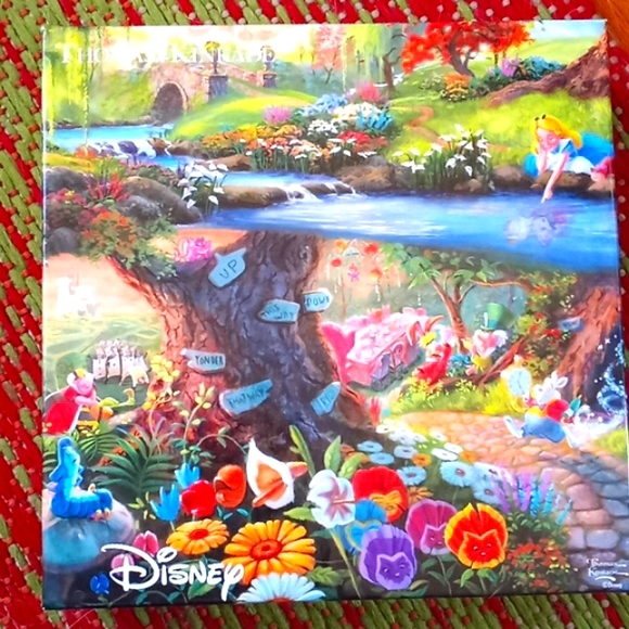 Disney Alice in Wonderland puzzle from artist Thomas Kinkade - Picture 1 of 3
